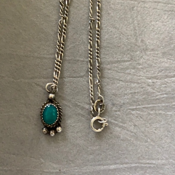 Jewelry - Turquoise and sterling necklace